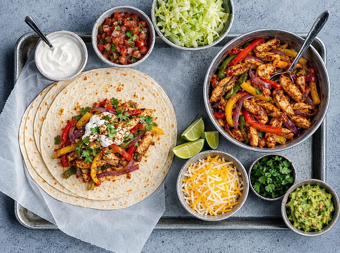 Fajitas mit Poulet