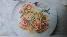 Spaghetti an Peperonisauce