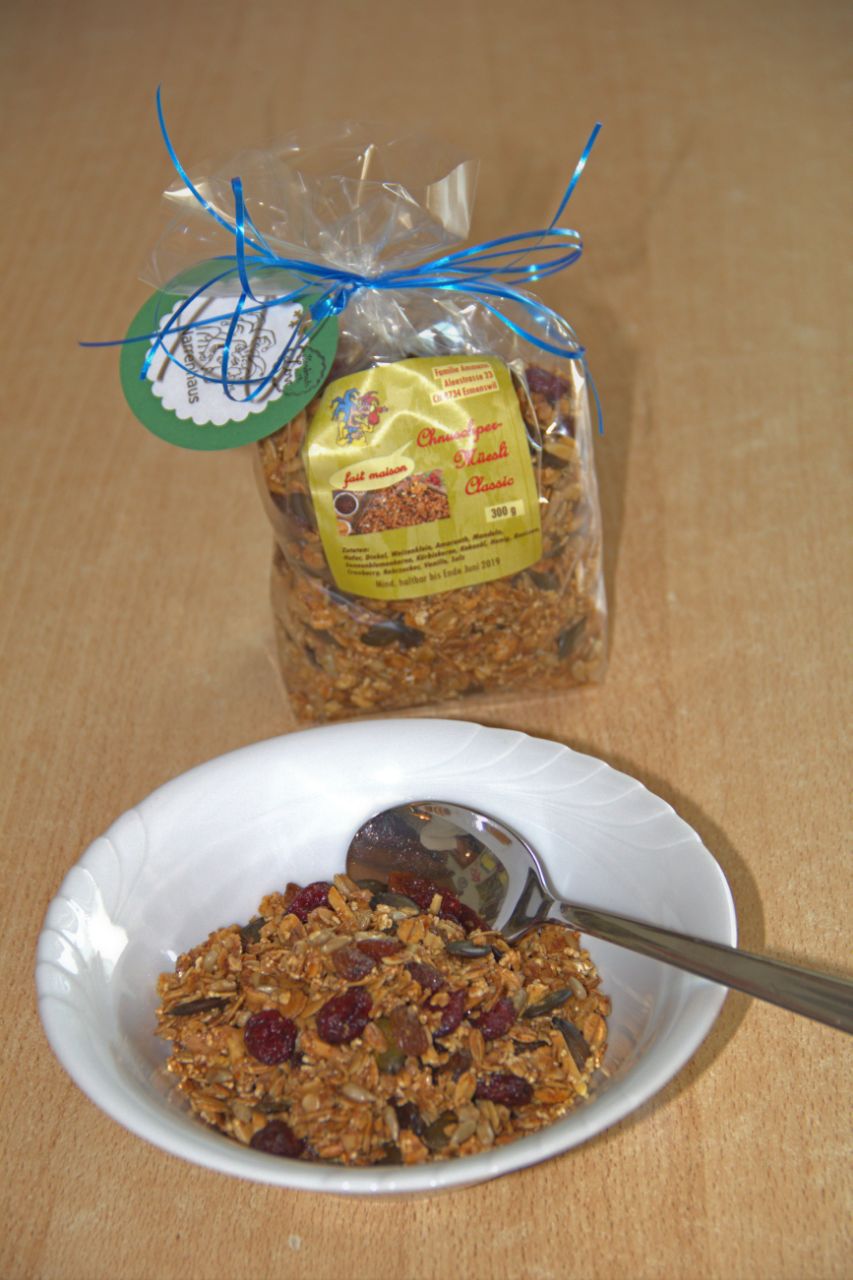 Chnuschpermüesli (Knuspermüesli, Müesli)