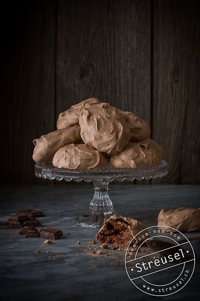 Schokoladen-Meringues / Schokoladen-Baisers